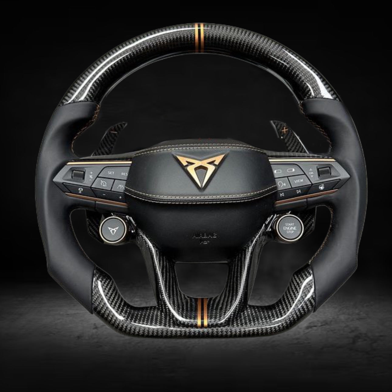 Custom Carbon Steering Wheel for Cupra MK4