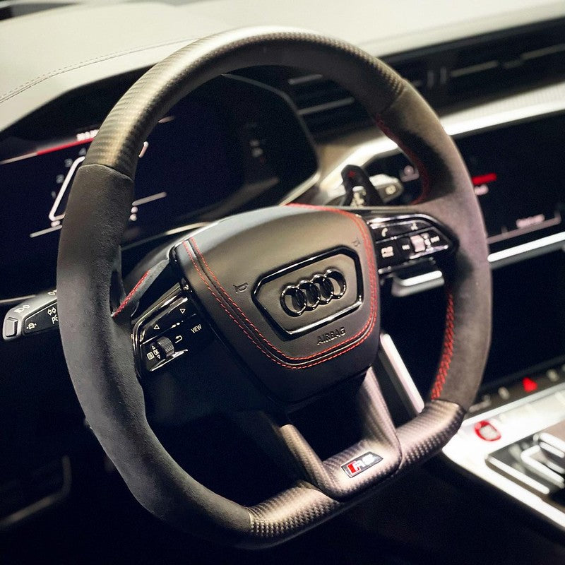 Audi Q/RS 8Y Custom Carbon Steering Wheel