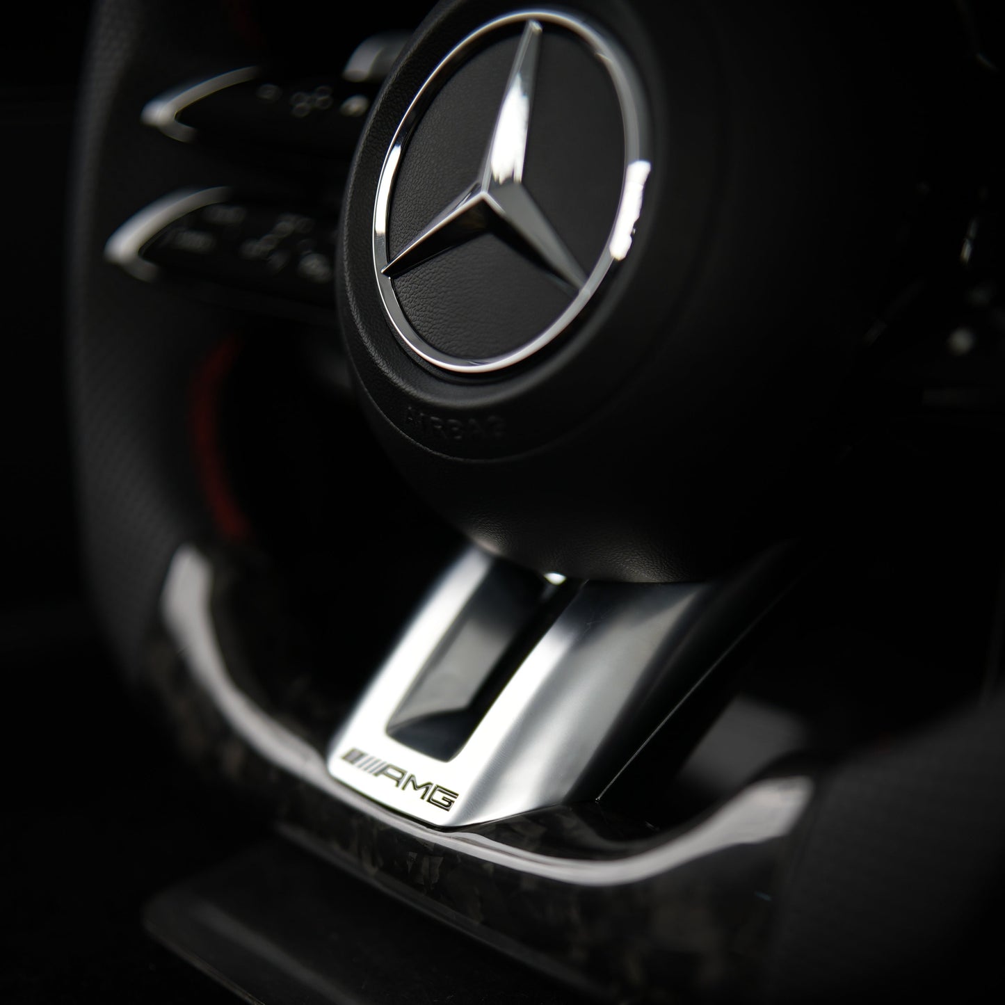 Volant en Stock Carbone forgé Mercedes Classe A C E CLA GLA GLE GLS 2018+