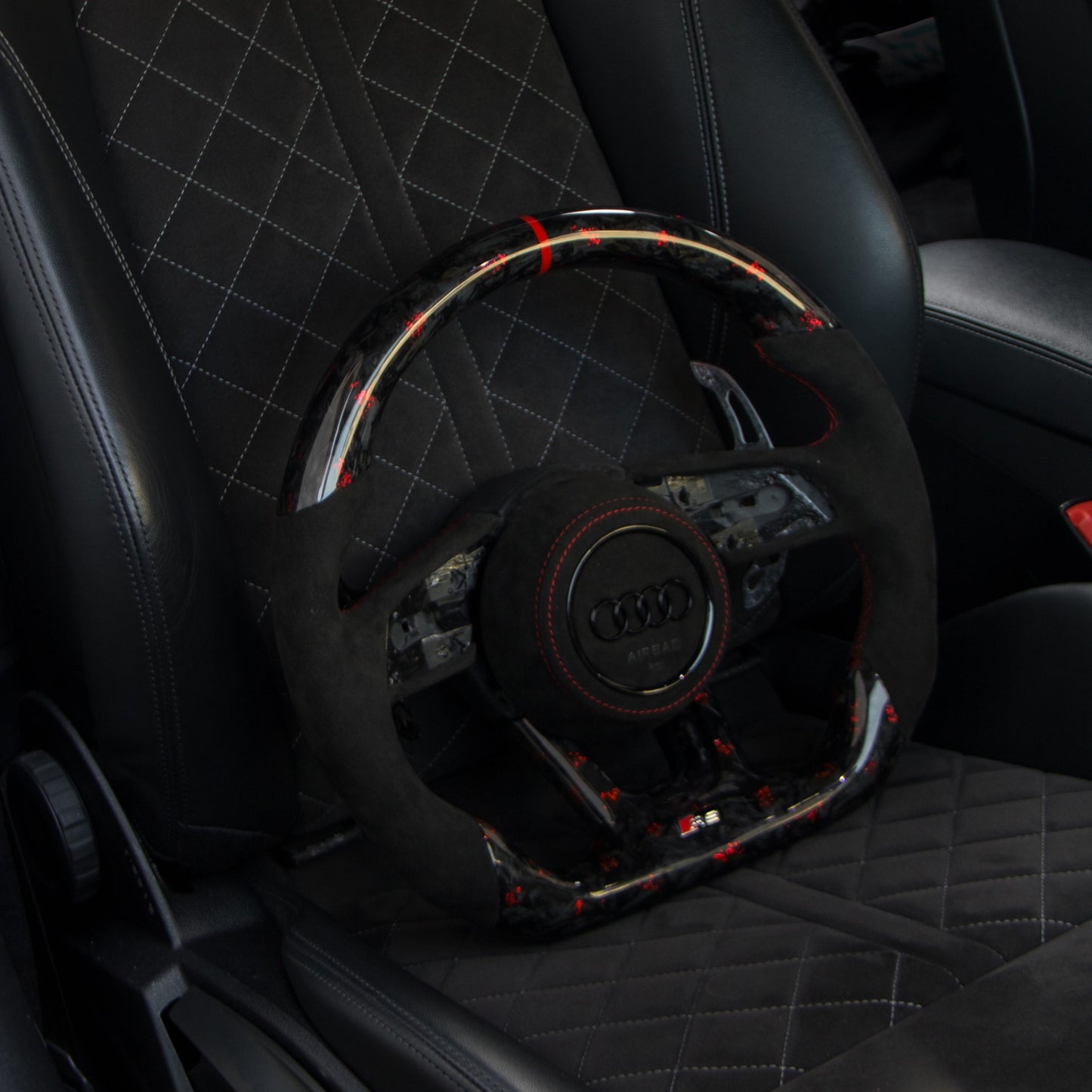 Audi 8V2 A3/S3/RS3..8Y Custom Carbon Steering Wheel