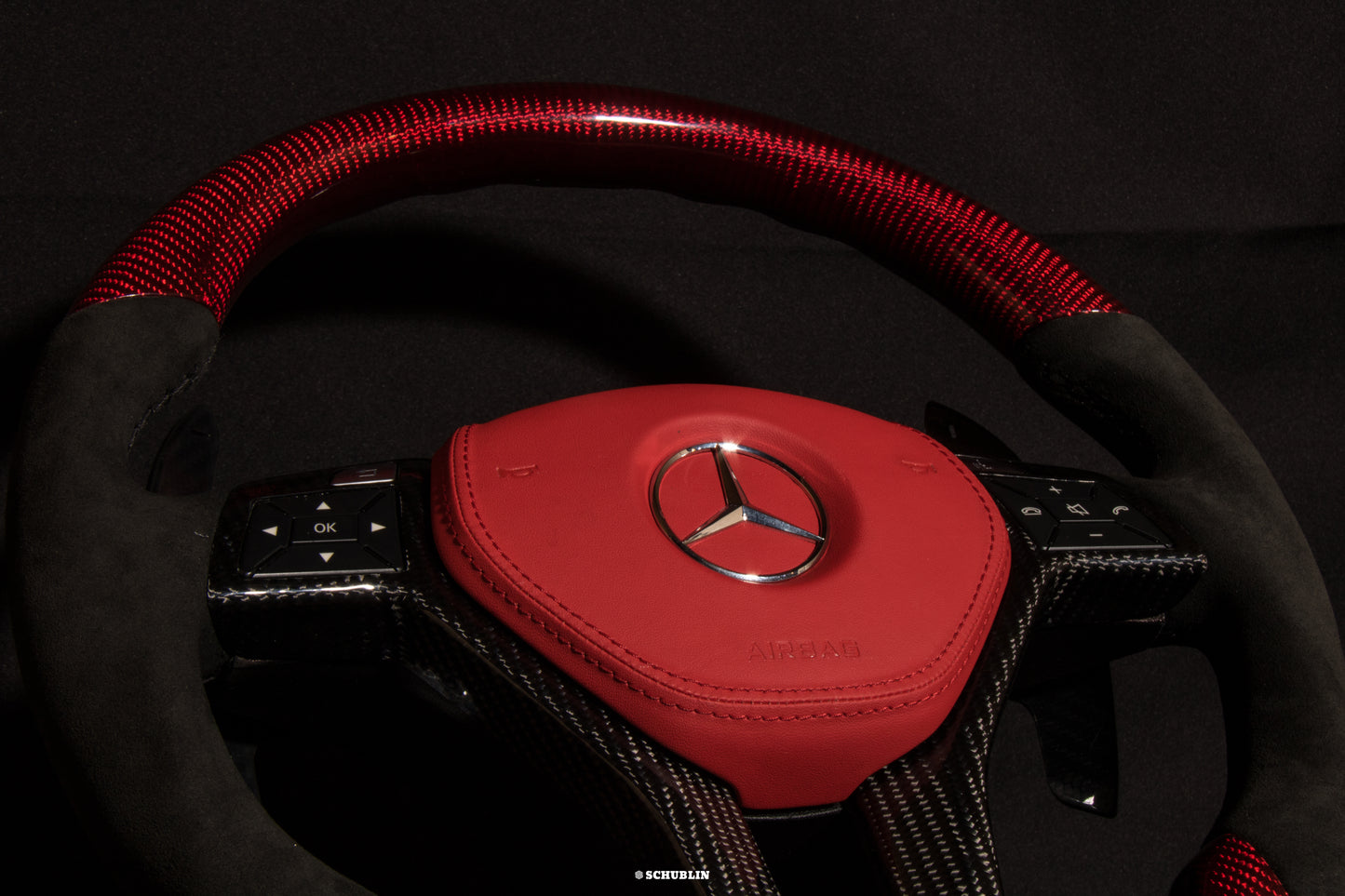 Volant Carbone Personnalisé Mercedes Benz AMG