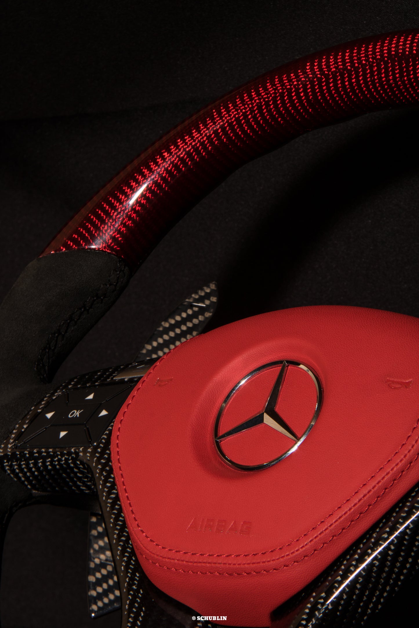 Volant Carbone Personnalisé Mercedes Benz AMG