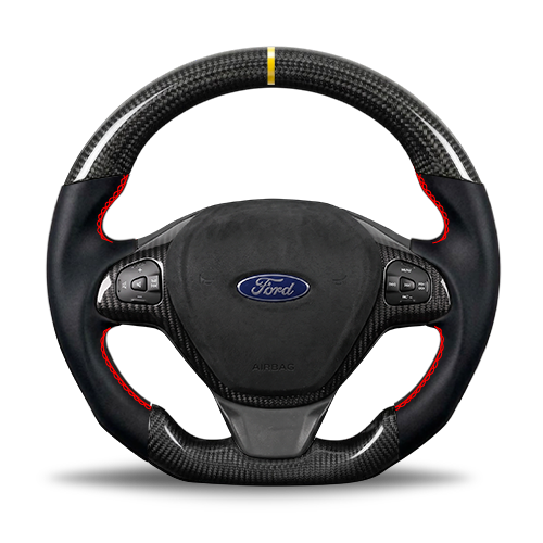 Ford Fiesta Focus Kuga EcoSport カーボンステアリング コンフィギュレーター 2008-2017