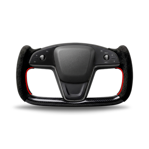 Configurateur Volant Carbone Yoke Tesla Model S Model X Plaid 2021+