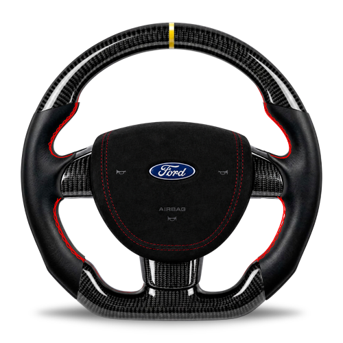 Ford Focus MK2 ST RS Mondeo Kuga カーボンステアリング コンフィギュレーター 2004-2011