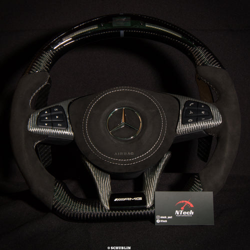 Konfigurator für Carbon-Lenkrad Mercedes A-Klasse C-Klasse E-Klasse CLA GLA W205 SLK ab 2012