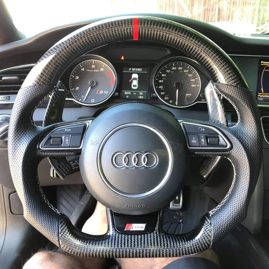 Volant Carbone Personnalisé AUDI 8V1 S1/S3/RS3/RS6.. (2014-2016)