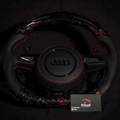 Volant Carbone Personnalisé AUDI 8V1 S1/S3/RS3/RS6..