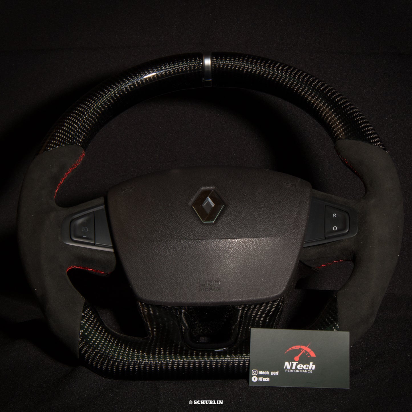 Custom Carbon Steering Wheel for Megane 3 RS Renault Sport