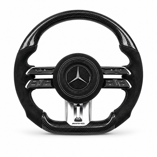 Mercedes Carbon Steering Wheel Configurator - A C E CLA GLA GLE GLS Class 2018+