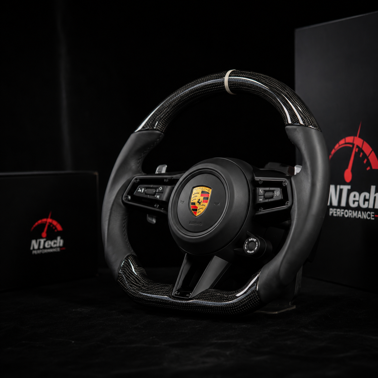 Configurateur Volant Carbone Porsche 911 991 992 Panamera Macan Cayenne 718 Cayman Boxster 2009+