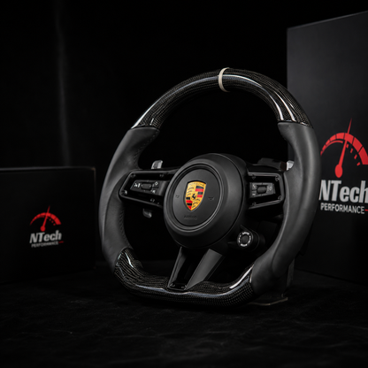 Configurateur Volant Carbone Porsche 911 991 992 Panamera Macan Cayenne 718 Cayman Boxster 2009+