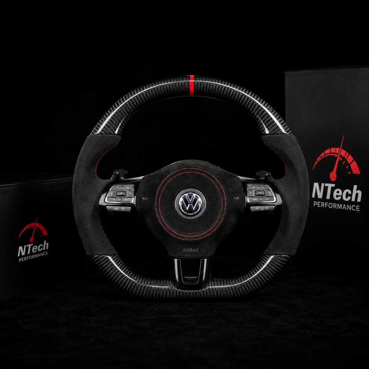 Configurateur Volant Carbone VW Golf 6 GTI R Polo Scirocco Passat 2008+