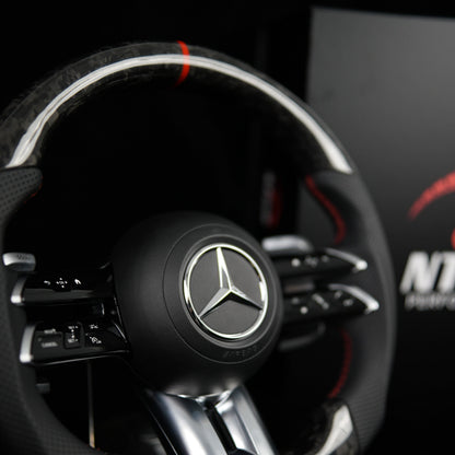 Volant en Stock Carbone forgé Mercedes Classe A C E CLA GLA GLE GLS 2018+