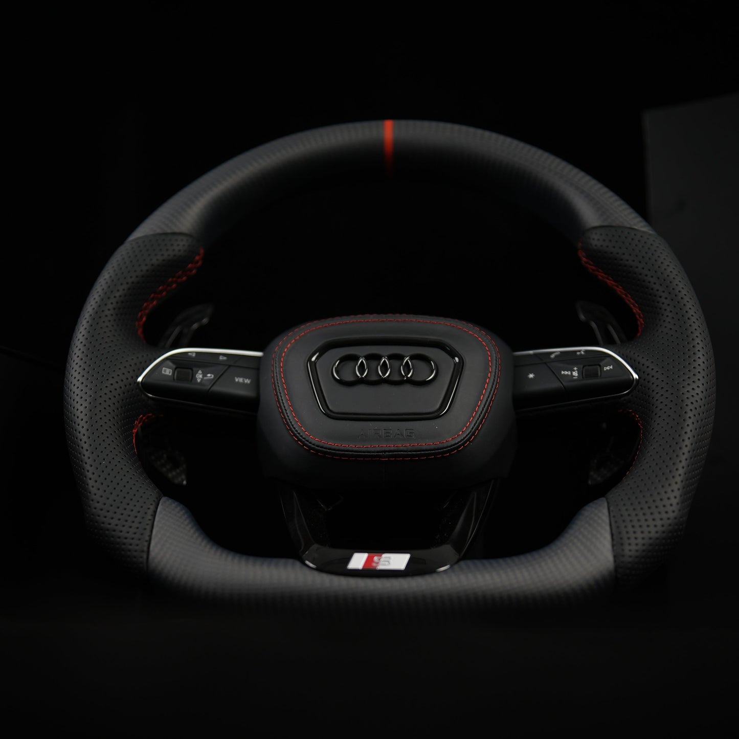 In-Stock Matte Carbon Steering Wheel - Audi S3 RS3 Q3 Q5 Q7 Q8 2020+