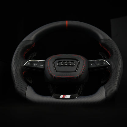 In-Stock Matte Carbon Steering Wheel - Audi S3 RS3 Q3 Q5 Q7 Q8 2020+