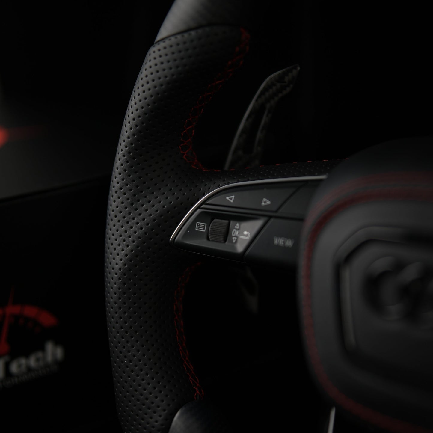 In-Stock Matte Carbon Steering Wheel - Audi S3 RS3 Q3 Q5 Q7 Q8 2020+