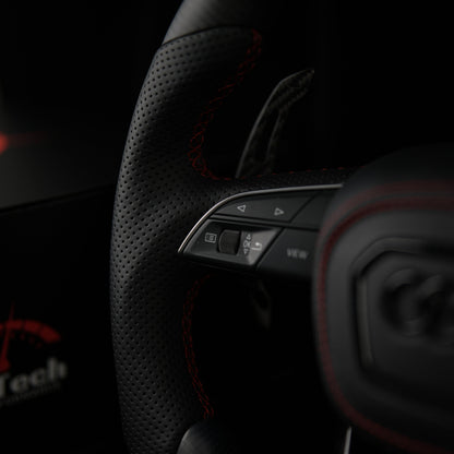 In-Stock Matte Carbon Steering Wheel - Audi S3 RS3 Q3 Q5 Q7 Q8 2020+