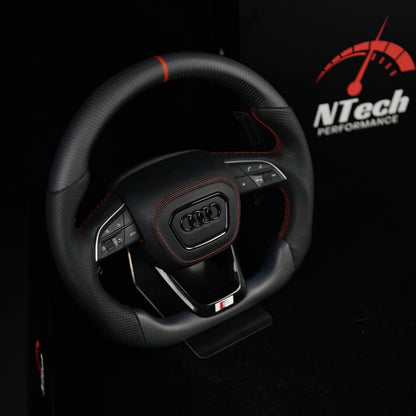 In-Stock Matte Carbon Steering Wheel - Audi S3 RS3 Q3 Q5 Q7 Q8 2020+