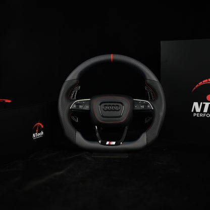 In-Stock Matte Carbon Steering Wheel - Audi S3 RS3 Q3 Q5 Q7 Q8 2020+