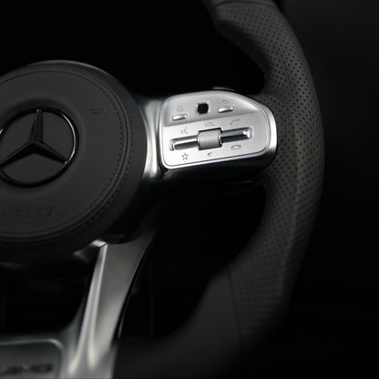 Mercedes Vollleder-Lenkrad in Schwarz – Klasse A, B, C, E, CLA, GLA, GLB, GLE ab Bj. 2018+
