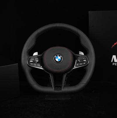 In-Stock Alcantara Leather Steering Wheel - BMW G-Series 2019+