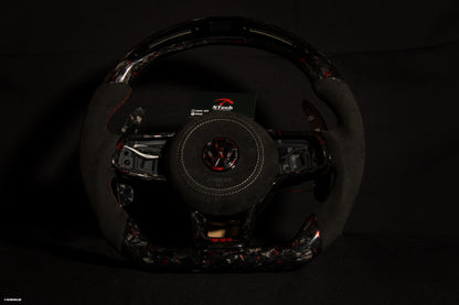 Custom Carbon Steering Wheel VOLKSWAGEN GOLF 7, 7.5 GTI/R/GTD