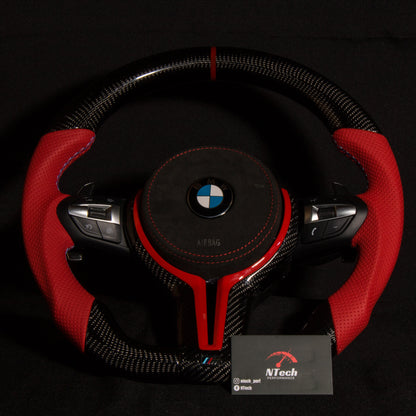 Volant Carbone Personnalisé BMW Série F (F20, F30, F32, F10, F15, M2/M3/M4)