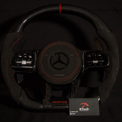 Configurateur Volant Carbone Mercedes Classe A B C E CLA GLA GLB GLE 2018+