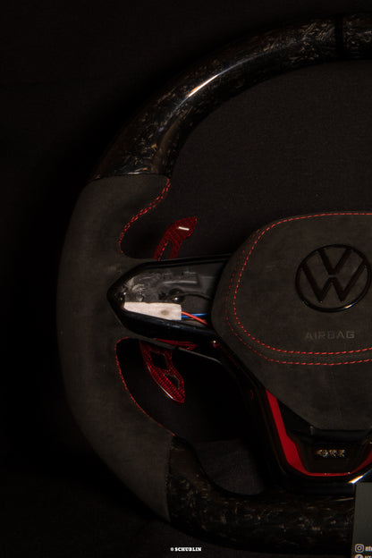 Custom Carbon Steering Wheel VOLKSWAGEN GOLF 8 GTI/R/GTE