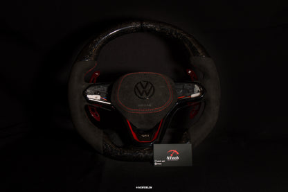 Custom Carbon Steering Wheel VOLKSWAGEN GOLF 8 GTI/R/GTE