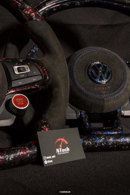 Custom Carbon Steering Wheel VOLKSWAGEN GOLF 7, 7.5 GTI/R/GTD