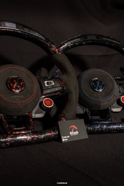 Custom Carbon Steering Wheel VOLKSWAGEN GOLF 7, 7.5 GTI/R/GTD