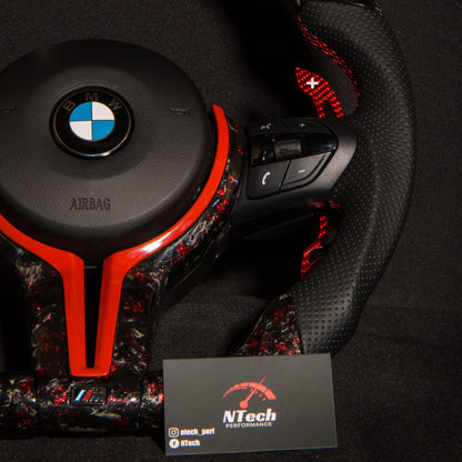 Volant Carbone Personnalisé BMW Série F (F20, F30, F32, F10, F15, M2/M3/M4)