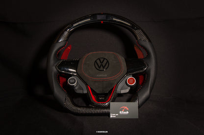 Custom Carbon Steering Wheel VOLKSWAGEN GOLF 8 GTI/R/GTE