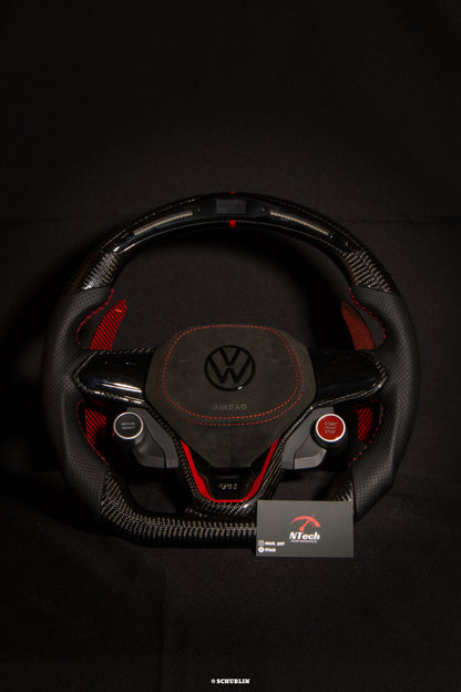 Custom Carbon Steering Wheel VOLKSWAGEN GOLF 8 GTI/R/GTE