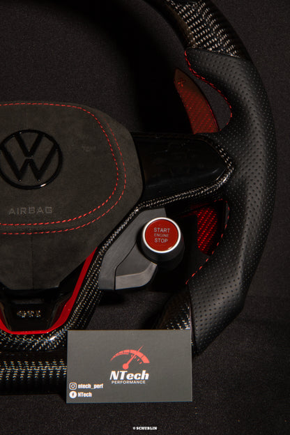 Custom Carbon Steering Wheel VOLKSWAGEN GOLF 8 GTI/R/GTE