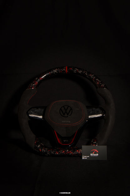 Custom Carbon Steering Wheel VOLKSWAGEN GOLF 8 GTI/R/GTE