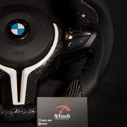 Volant Carbone Personnalisé BMW Série F (F20, F30, F32, F10, F15, M2/M3/M4)