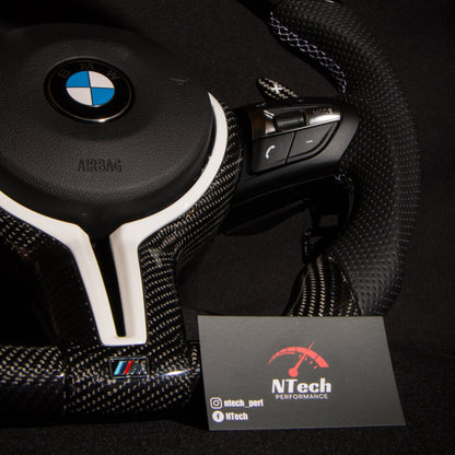 Volant Carbone Personnalisé BMW Série F (F20, F30, F32, F10, F15, M2/M3/M4)