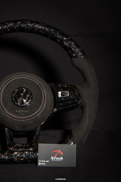 Custom Carbon Steering Wheel VOLKSWAGEN GOLF 7, 7.5 GTI/R/GTD