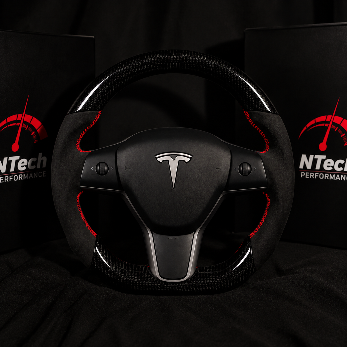 Configurateur Volant Carbone Tesla Model 3 Model Y 2017+